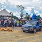 Transportistas de Yapacaní instalan bloqueo en la ruta nueva a Cochabamba