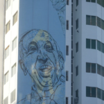 Pintan el mural más grande del mundo en homenaje al Papa Francisco