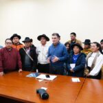 Paz se reúne en Casa Grande con representantes de Tupac Katari y Bartolinas Sisa de Caranavi