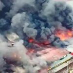 Falta de diésel complica el trabajo de los bomberos en incendio de la Feria Barrio Lindo